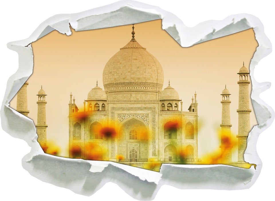 Pixxprint Taj Mahal im Sommer, 3D Wandtattoo