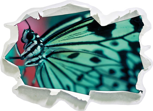 Wunderschöner Schmetterling  3D Wandtattoo Papier