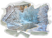 Atemberaubende Winterlandschaft  3D Wandtattoo Papier