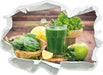 Gesunder Smoothie  3D Wandtattoo Papier