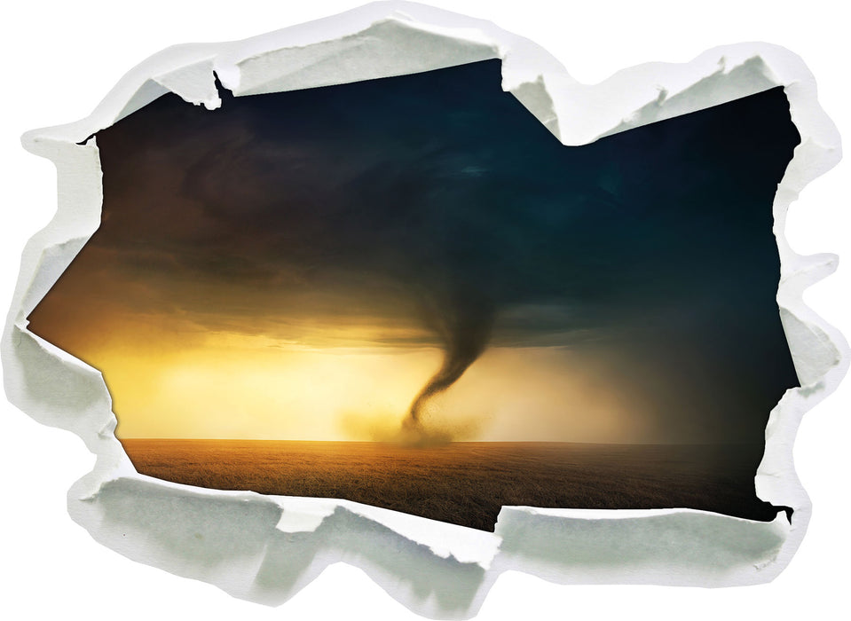 Pixxprint Naturgewalt Tornado, 3D Wandtattoo