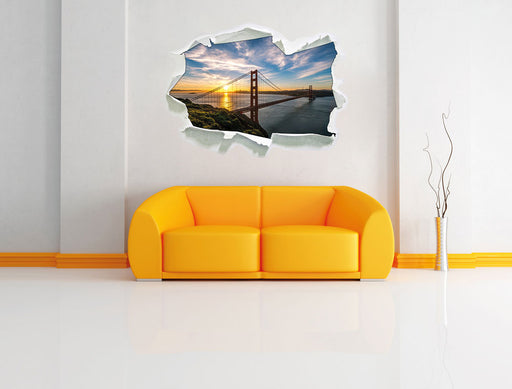 Golden Gate Bridge 3D Wandtattoo Papier Wand