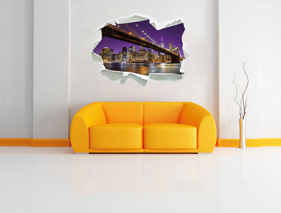 Skyline von Manhattan 3D Wandtattoo Papier Wand