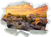 Joshua Wüste im Sonnenuntergang 3D Wandtattoo Papier