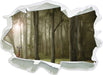 Hirsch im Wald  3D Wandtattoo Papier