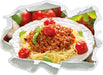 Spaghetti Bolognese auf dem Teller  3D Wandtattoo Papier