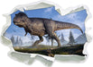 T-Rex Dinosaurier in der Natur 3D Wandtattoo Papier