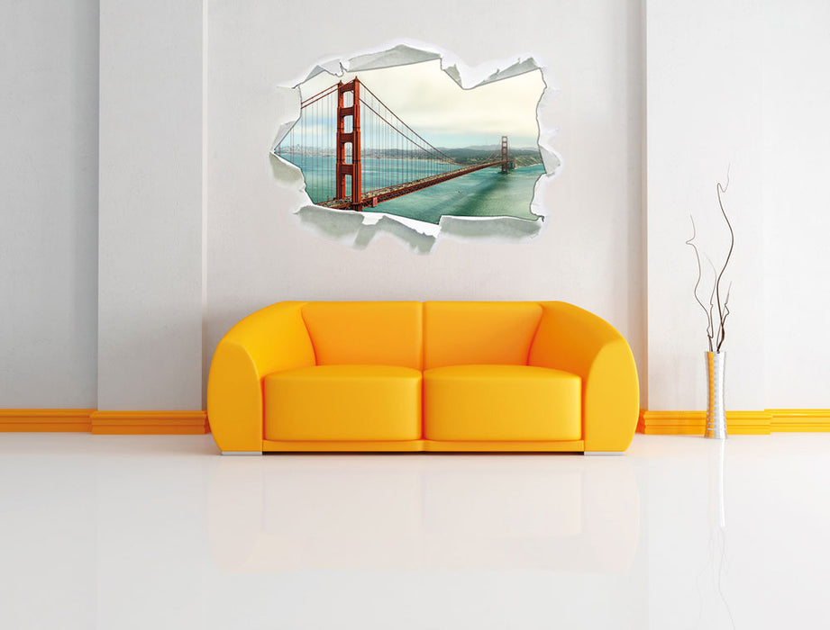 Golden Gate Bridge 3D Wandtattoo Papier Wand