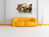 Mops Welpe 3D Wandtattoo Papier Wand