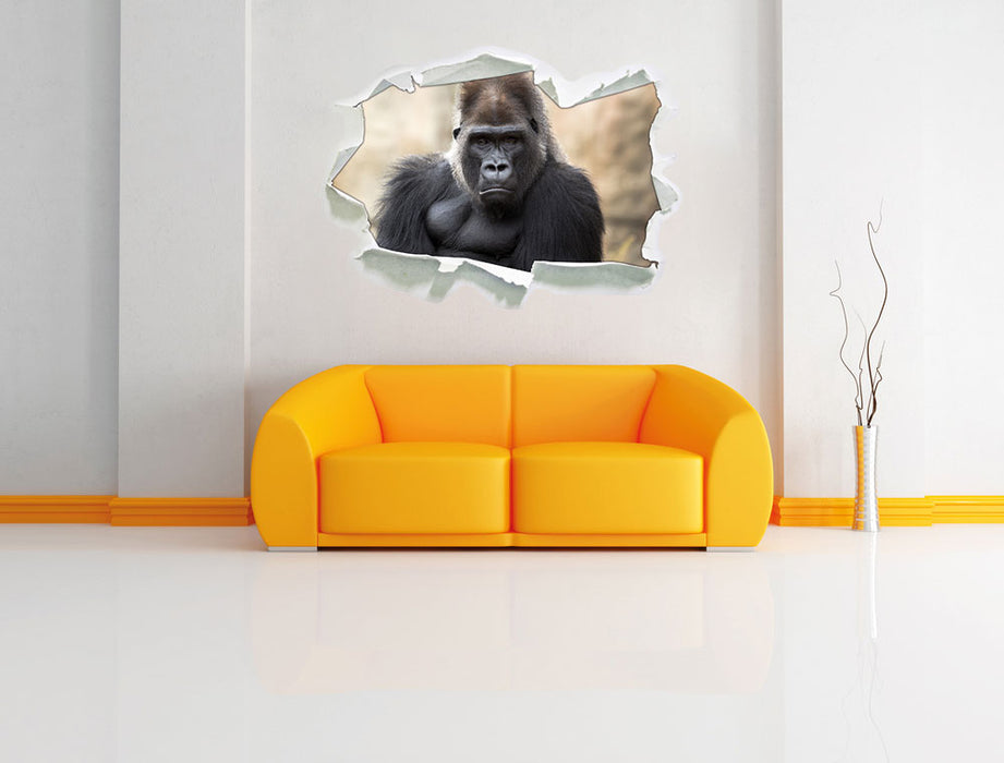 gelangweilter Gorilla 3D Wandtattoo Papier Wand