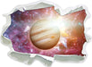 Planet Jupiter im Universum  3D Wandtattoo Papier