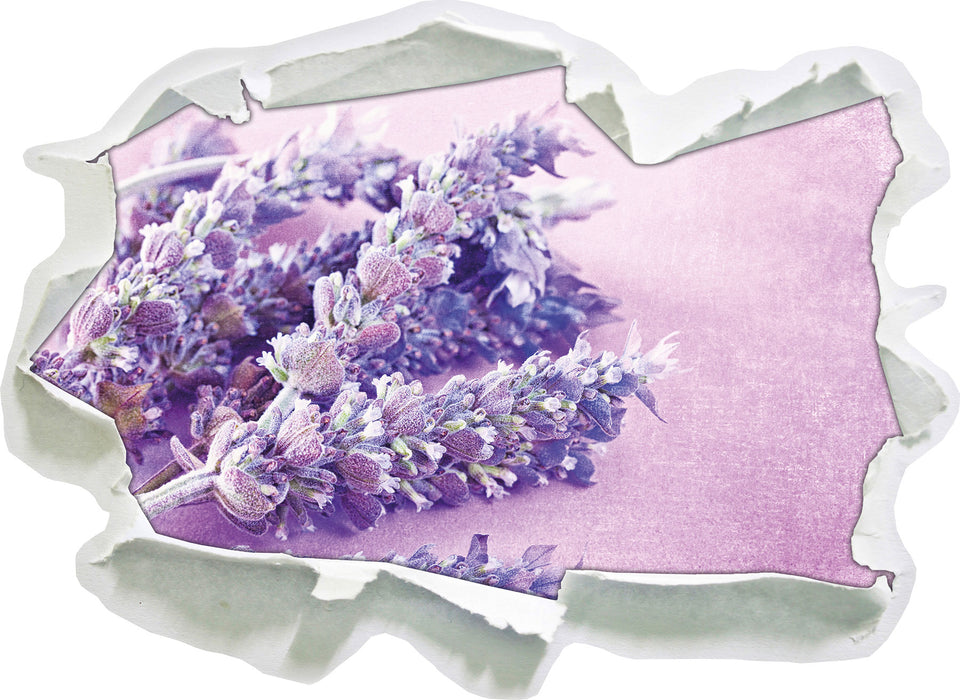 getrockneter Lavendel  3D Wandtattoo Papier