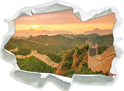 Chinesische Mauer 3D Wandtattoo Papier