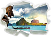 Thailand Phuket Playa Paradisiaca 3D Wandtattoo Papier