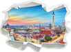 Berlin City Panorama 3D Wandtattoo Papier