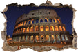 Colosseum in Rom  3D Wandtattoo Wanddurchbruch
