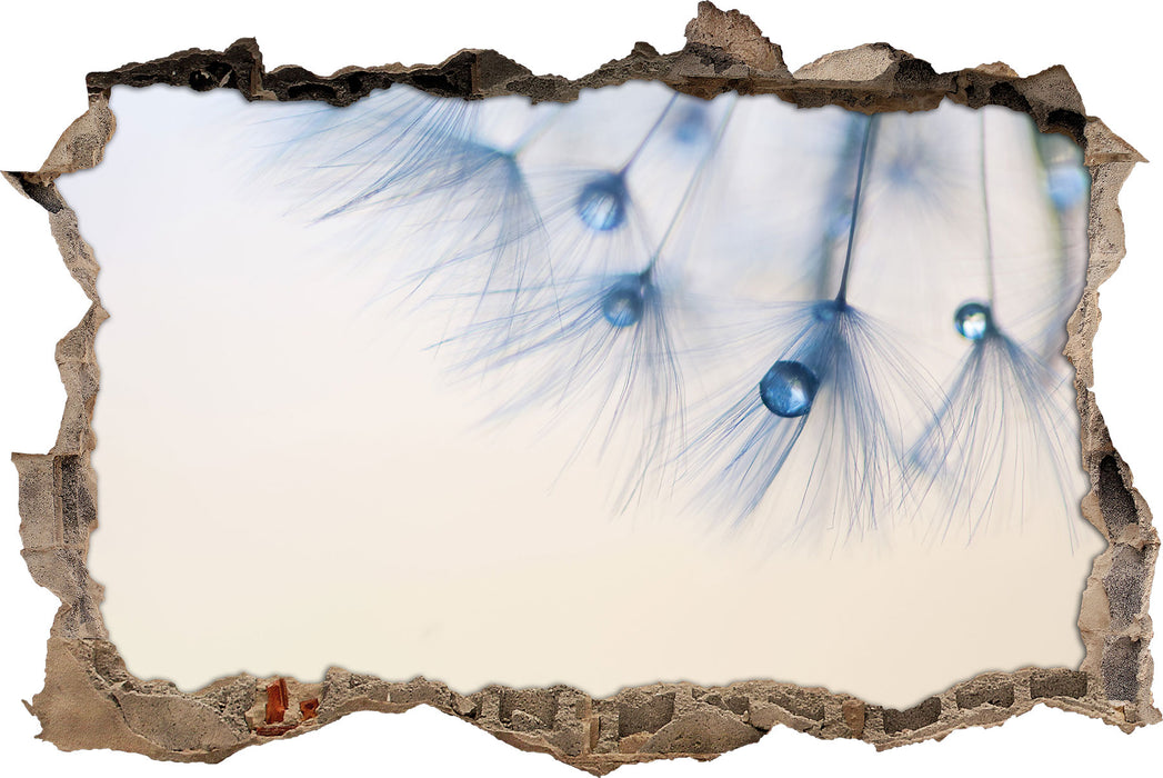Pixxprint Pusteblume Nahaufnahme, 3D Wandtattoo
