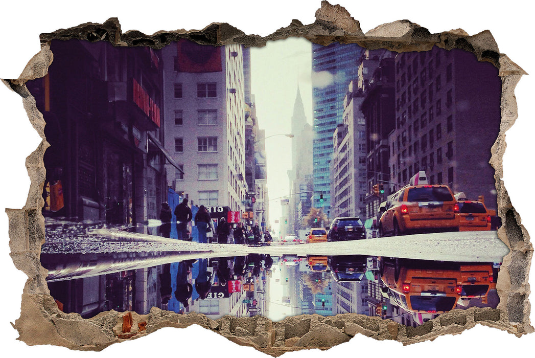 Pixxprint New York Times Square, 3D Wandtattoo