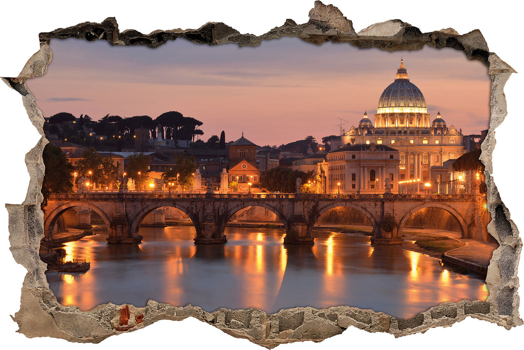 Pixxprint Vatikan Petersplatz, 3D Wandtattoo