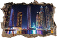 Dubai Burj al Arab  3D Wandtattoo Wanddurchbruch