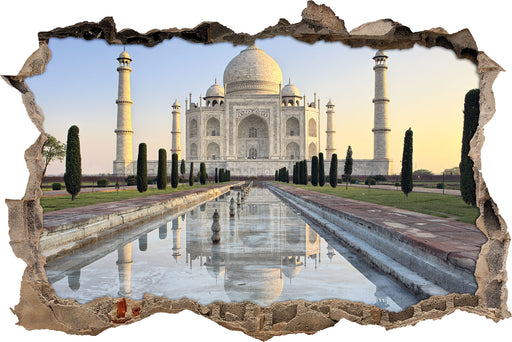 Taj Mahal  3D Wandtattoo Wanddurchbruch