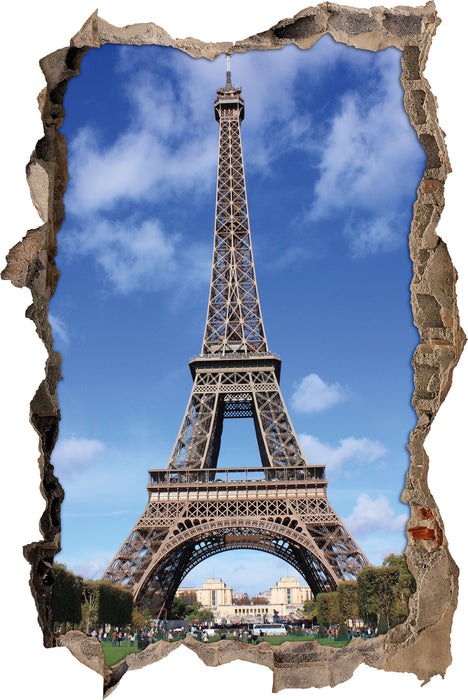 Pixxprint Eifelturm Paris, 3D Wandtattoo