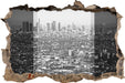 Los Angeles Metropolitan Area 3D Wandtattoo Wanddurchbruch