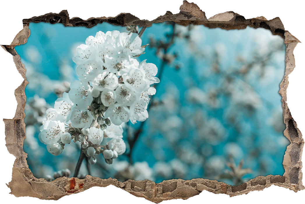 Pixxprint Kirschblüten, 3D Wandtattoo