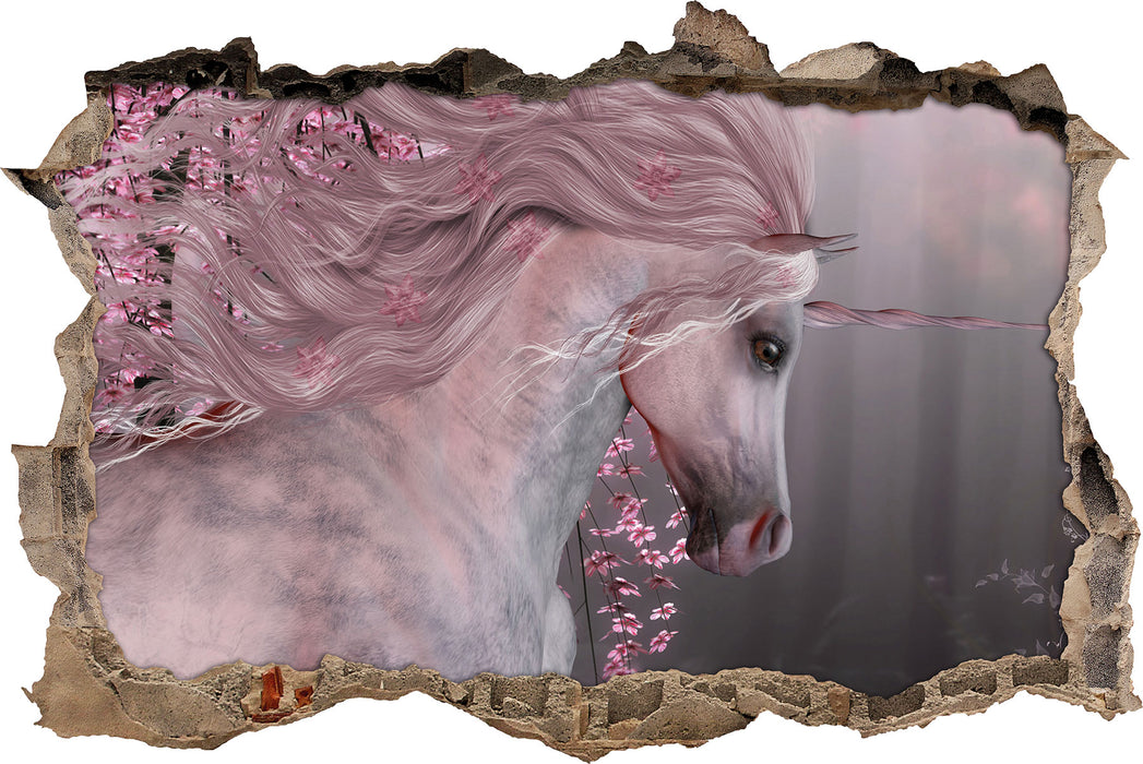 Pixxprint Fantastisches Einhorn, 3D Wandtattoo