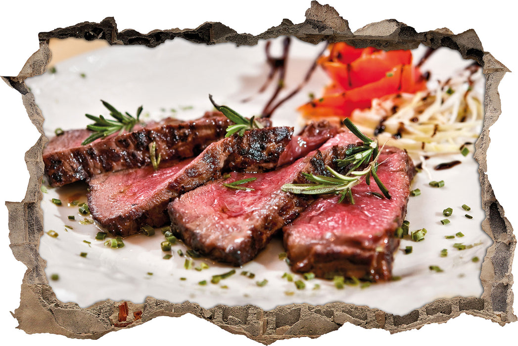 Pixxprint saftiges Carpaccio, 3D Wandtattoo