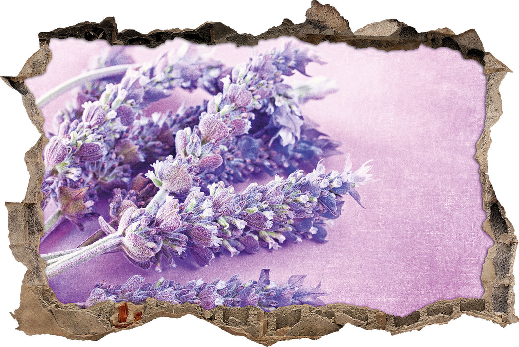 Pixxprint getrockneter Lavendel, 3D Wandtattoo