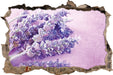 getrockneter Lavendel  3D Wandtattoo Wanddurchbruch