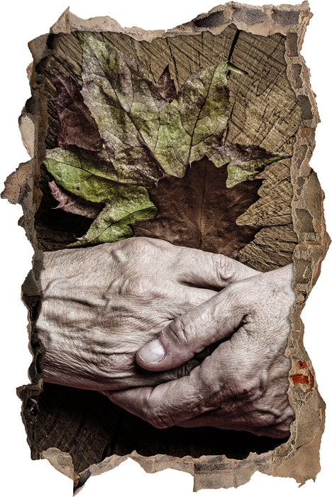 Pixxprint Bis ans Ende Zusammen, 3D Wandtattoo