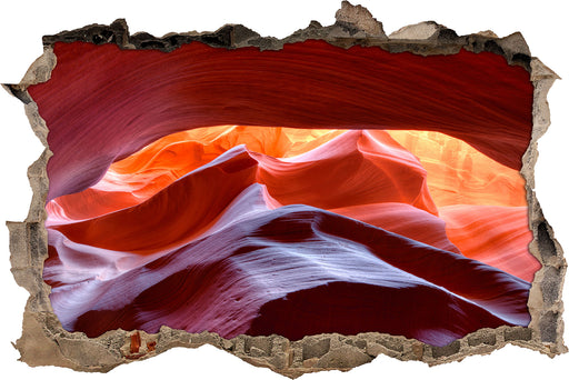 Antelope Canyon Arizona 3D Wandtattoo Wanddurchbruch