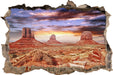 Utah Monument Valley  3D Wandtattoo Wanddurchbruch