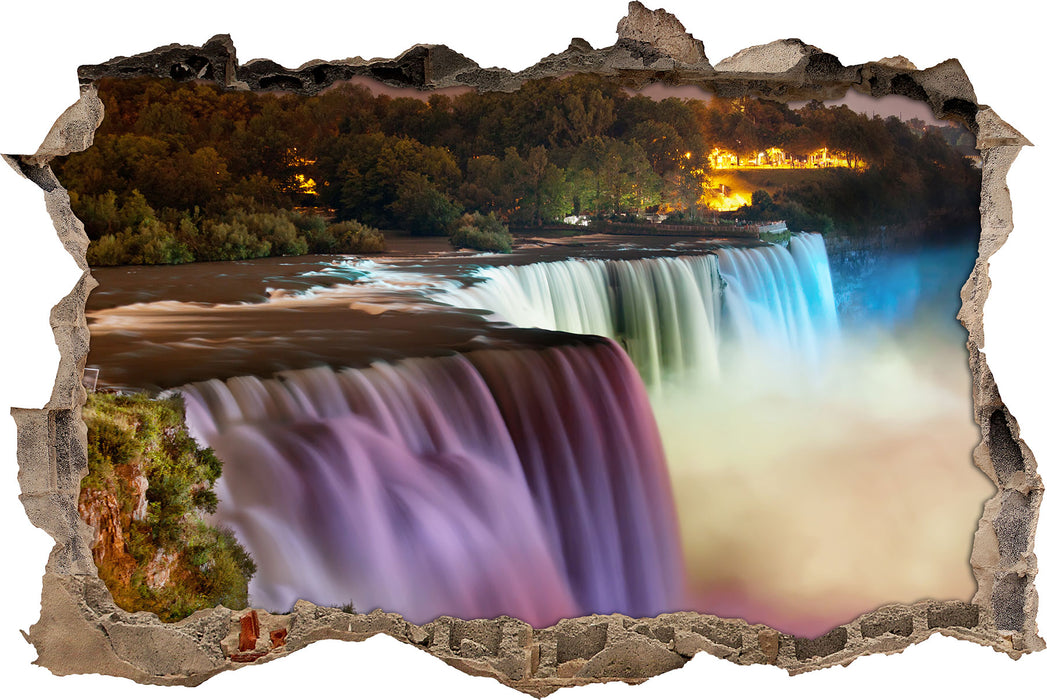 Pixxprint Majestätische Niagara Fälle, 3D Wandtattoo