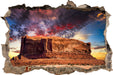 Monument Valley  3D Wandtattoo Wanddurchbruch
