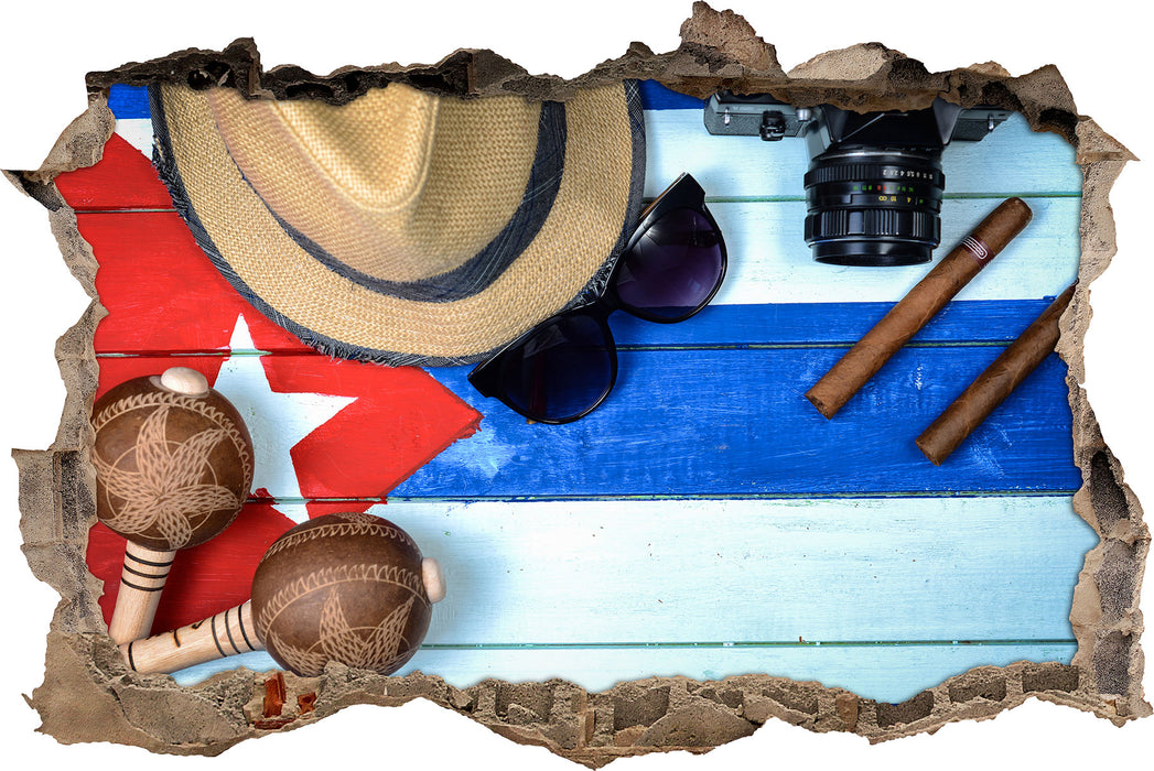 Pixxprint Kuba Stillleben, 3D Wandtattoo