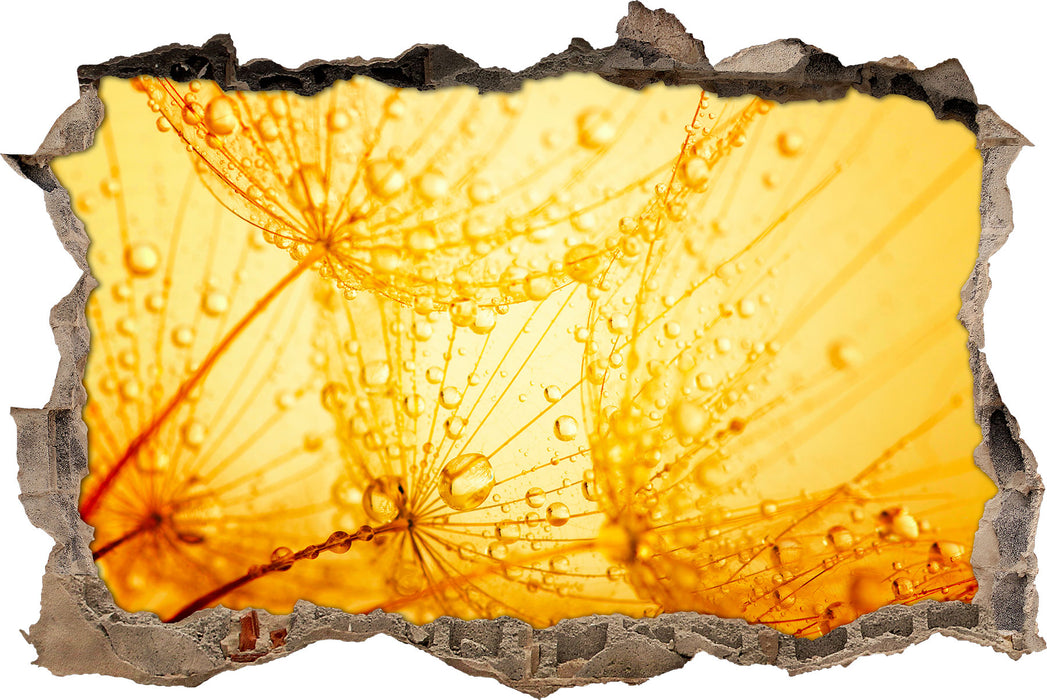 Pixxprint Pusteblumen Tau, 3D Wandtattoo