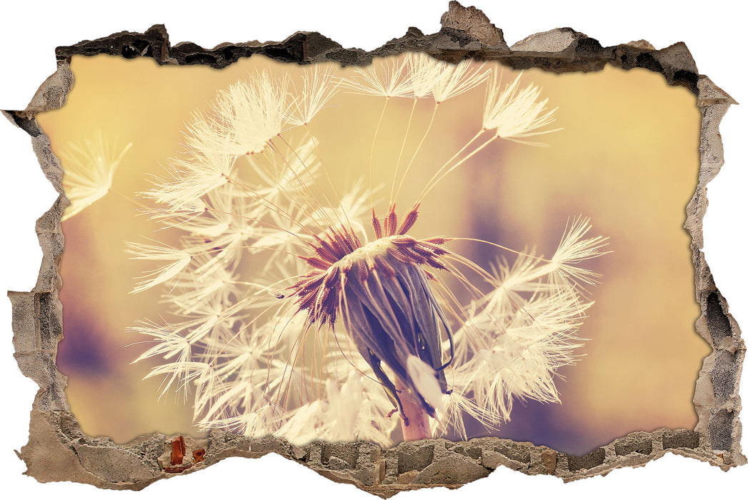 Pixxprint Herbst Löwenzahn, 3D Wandtattoo