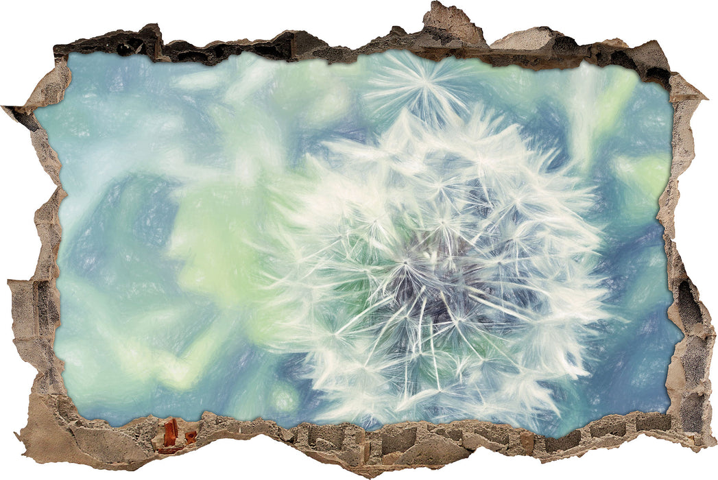 Pixxprint Löwenzahn Blume, 3D Wandtattoo