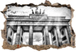Brandenburger Tor Berlin 3D Wandtattoo Wanddurchbruch