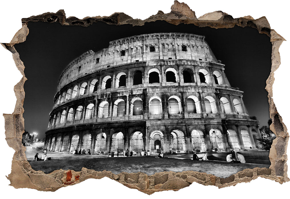Pixxprint Colosseum in Rom Italien Italy, 3D Wandtattoo
