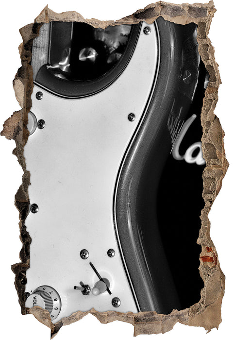 Pixxprint E-Gitarre Verstärker, 3D Wandtattoo