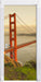Prächtige Golden Gate Bridge Türaufkleber