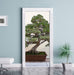 Bonsai Baum Türaufkleber im Wohnzimmer
