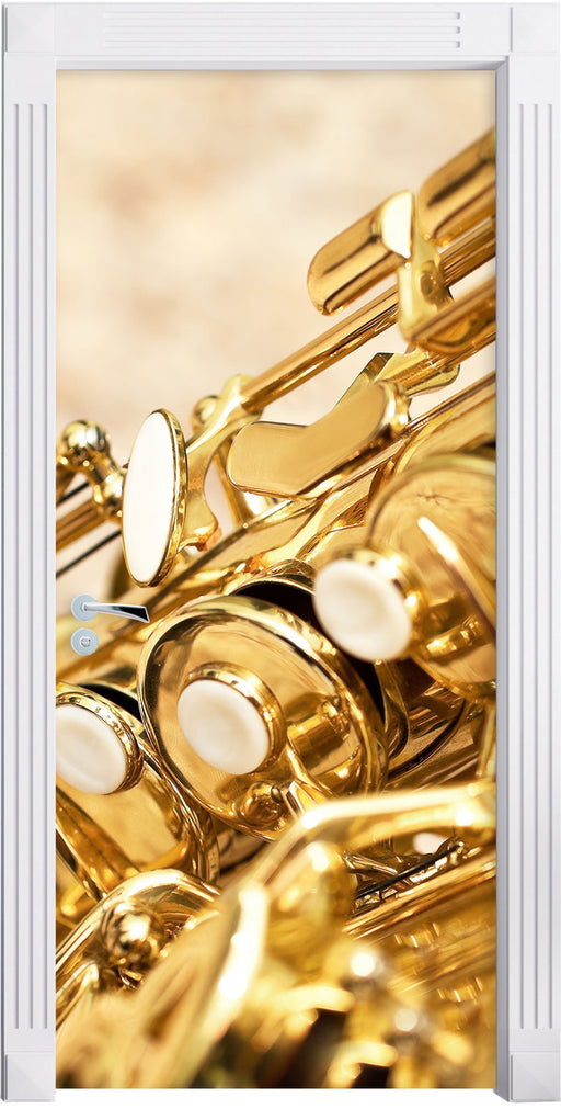Saxophon Türaufkleber