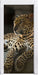 Majestätischer Leopard Türaufkleber
