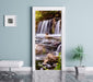 Wasserfall Türaufkleber im Wohnzimmer