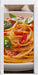Rustikale italienische Spaghetti Türaufkleber